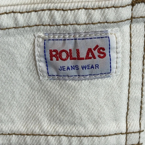 Rolla's Heidi Trade 80s White size 28/ 6 - Picture 9 of 12